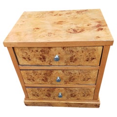 Art Deco 3 drawer nightstands