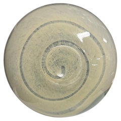 Vintage studio art glass teardrop vase