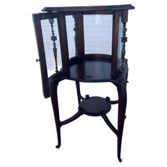 Wood vitrine display cabinet