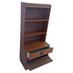 Mid-Century Modern teak bookcase / hutch unit
