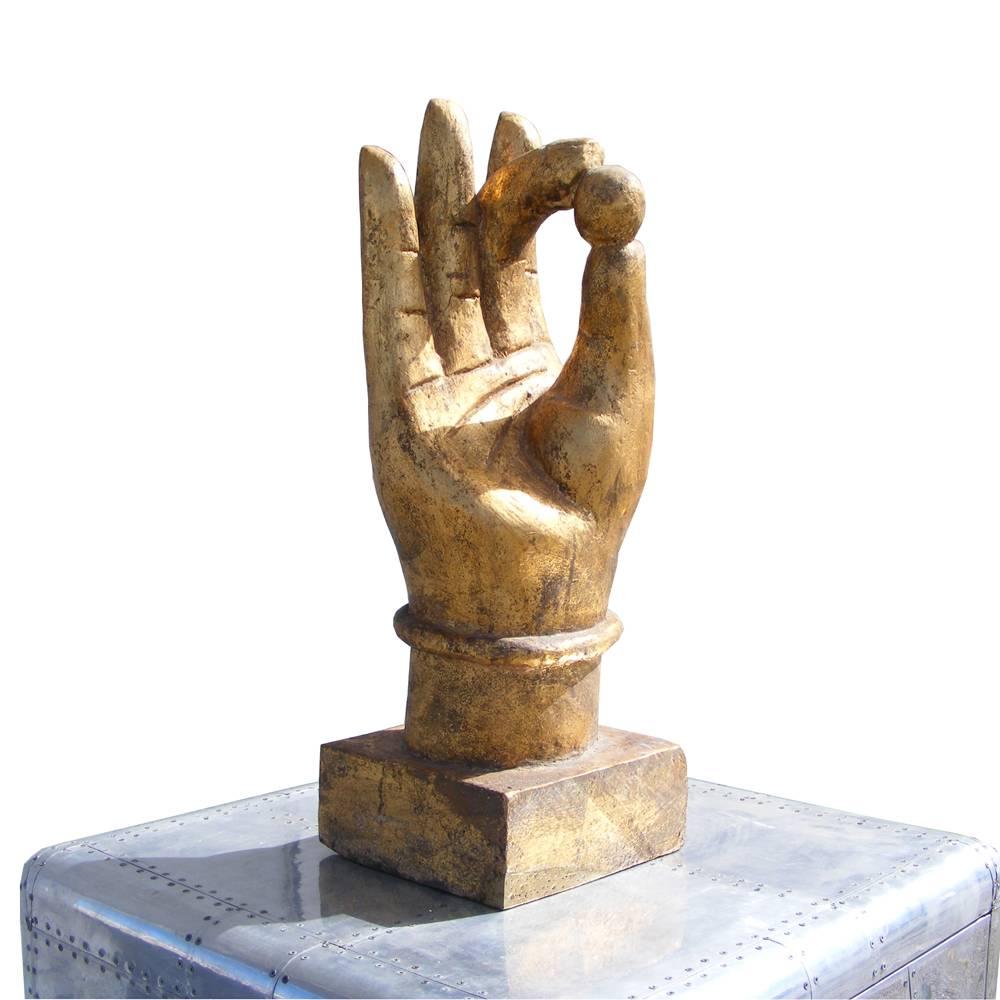 ok hand sign statue
