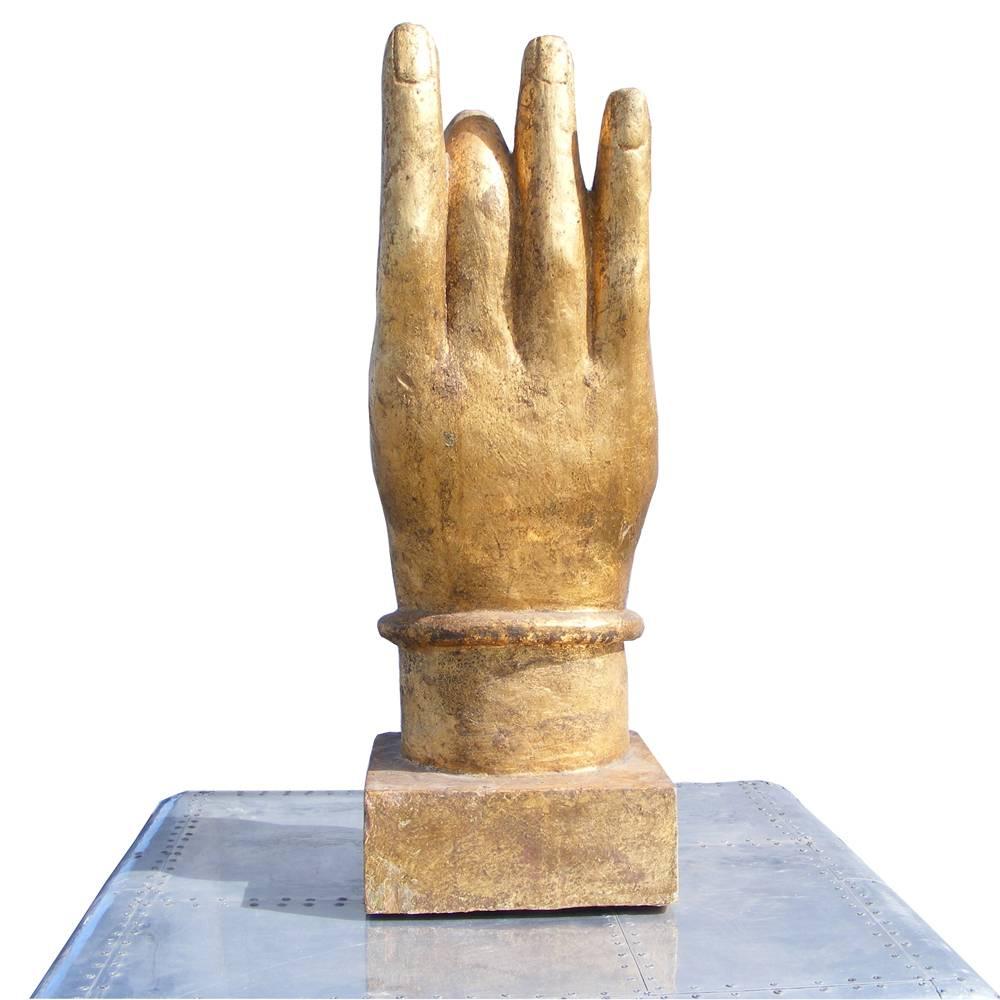 Modern A-OK Hand Gesture Statue Sculpture