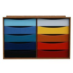 Vintage Baker Finn Juhl Wall Mounted Cabinet