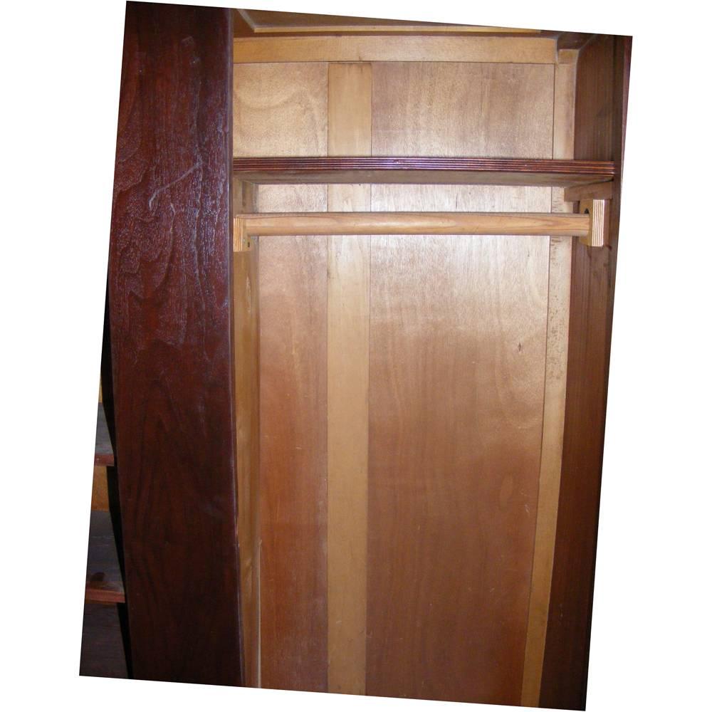 Vintage French Mahogany Armoire 4