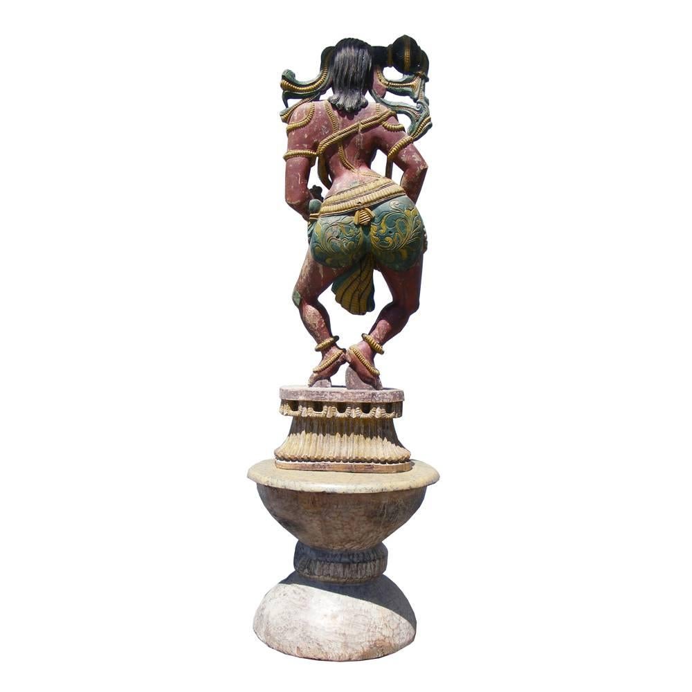 Indien Statue de divinité hindoue du 18e siècle en vente