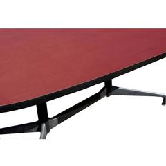 Herman Miller Eames Racetrack Dining Table Red Finish