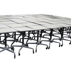Vintage Square Laminate Side Table Designed by Eames for Herman Miller