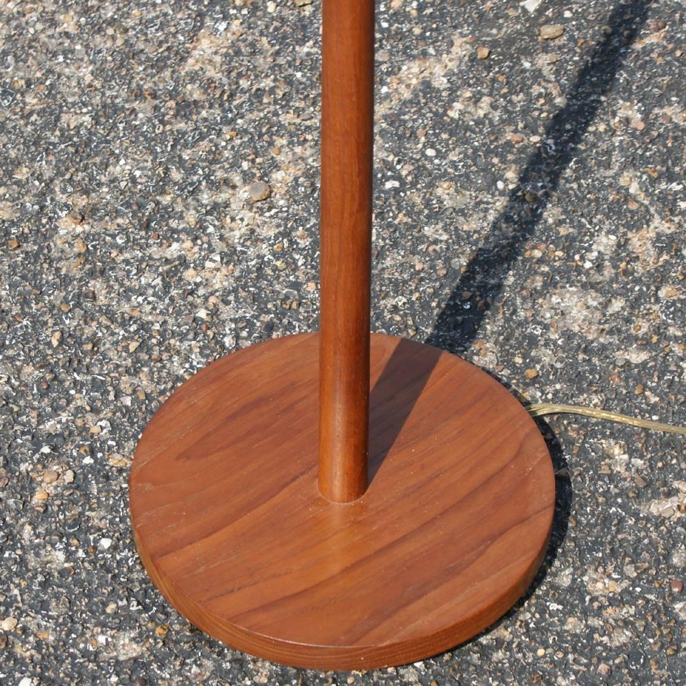 teak floor lamp