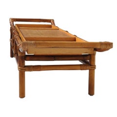 Flicks Reed Pagoda Form Bamboo Coffee Table by John Wisner