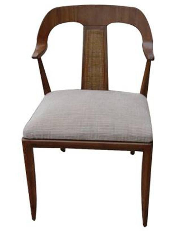 Mid-Century Modern Set of Four Vintage Danish Style Side Dining Chairs For Sale