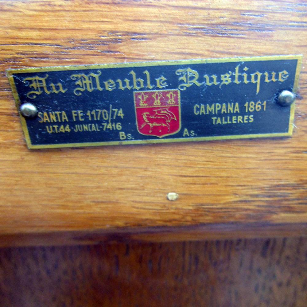 Vintage South American Au Meuble Rustique Armoire Credenza Buffet 3