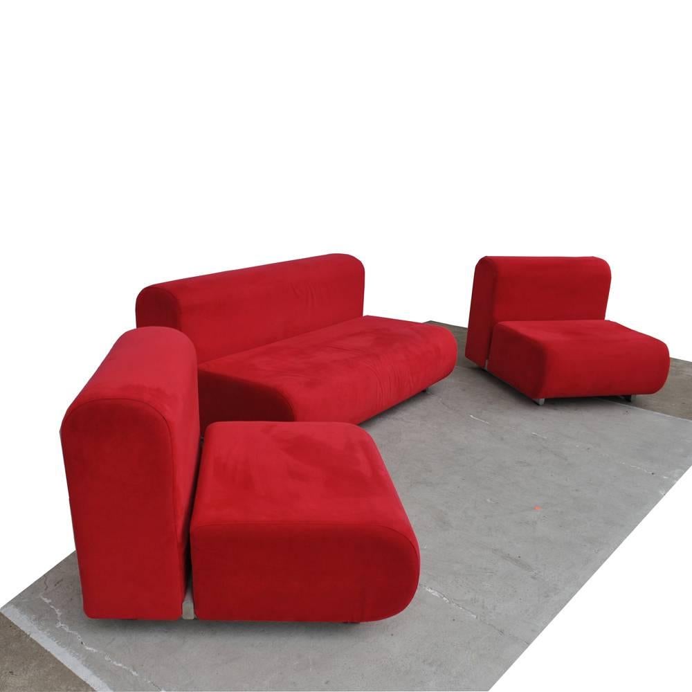 American Set Kazuhide Takahama Suzanne Sofa and Lounge Chairs for Knoll