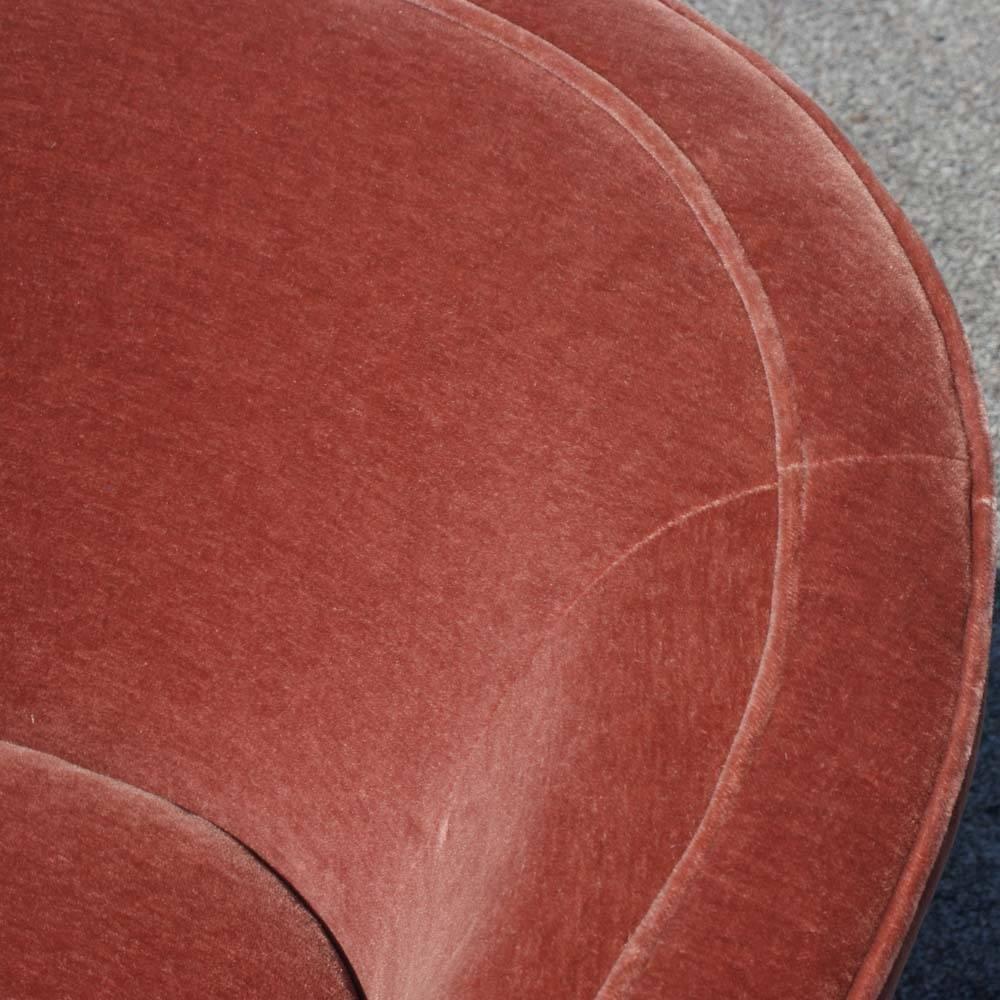 Late 20th Century Two Mid-Century Modern Lounge Armchairs