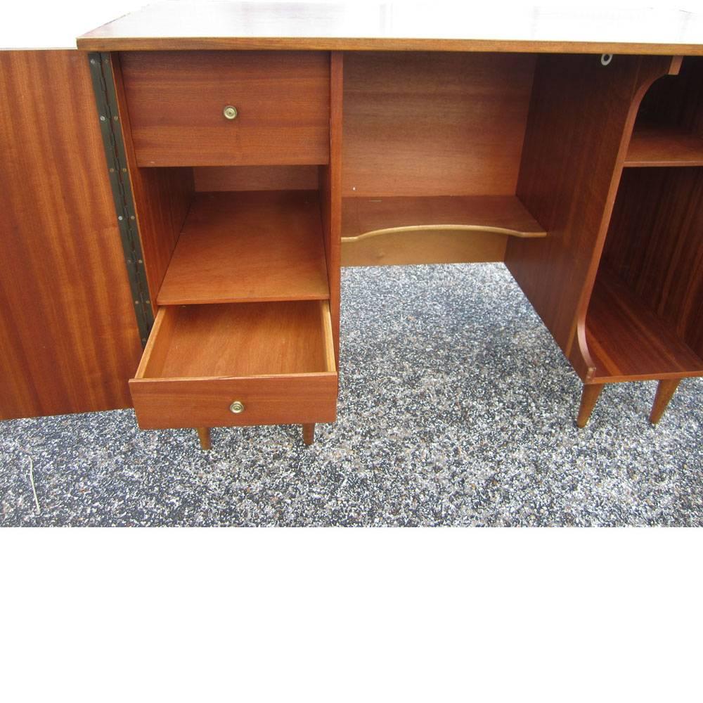 mid century fold out desk
