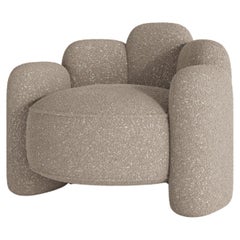 Agnes Armchair Taupe Bouclé