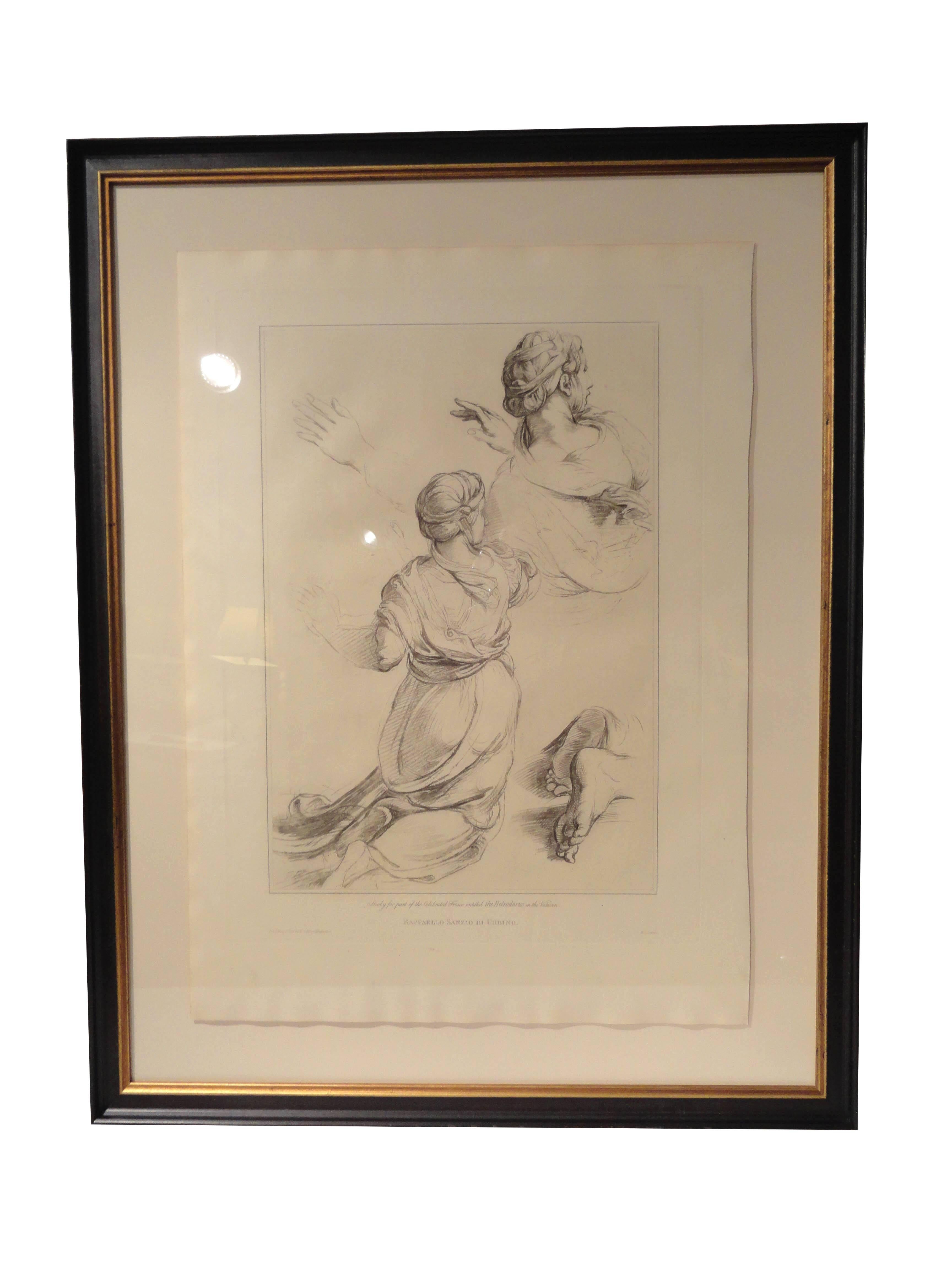 Framed 19th Century Italian Engravings In Excellent Condition In Houston, TX