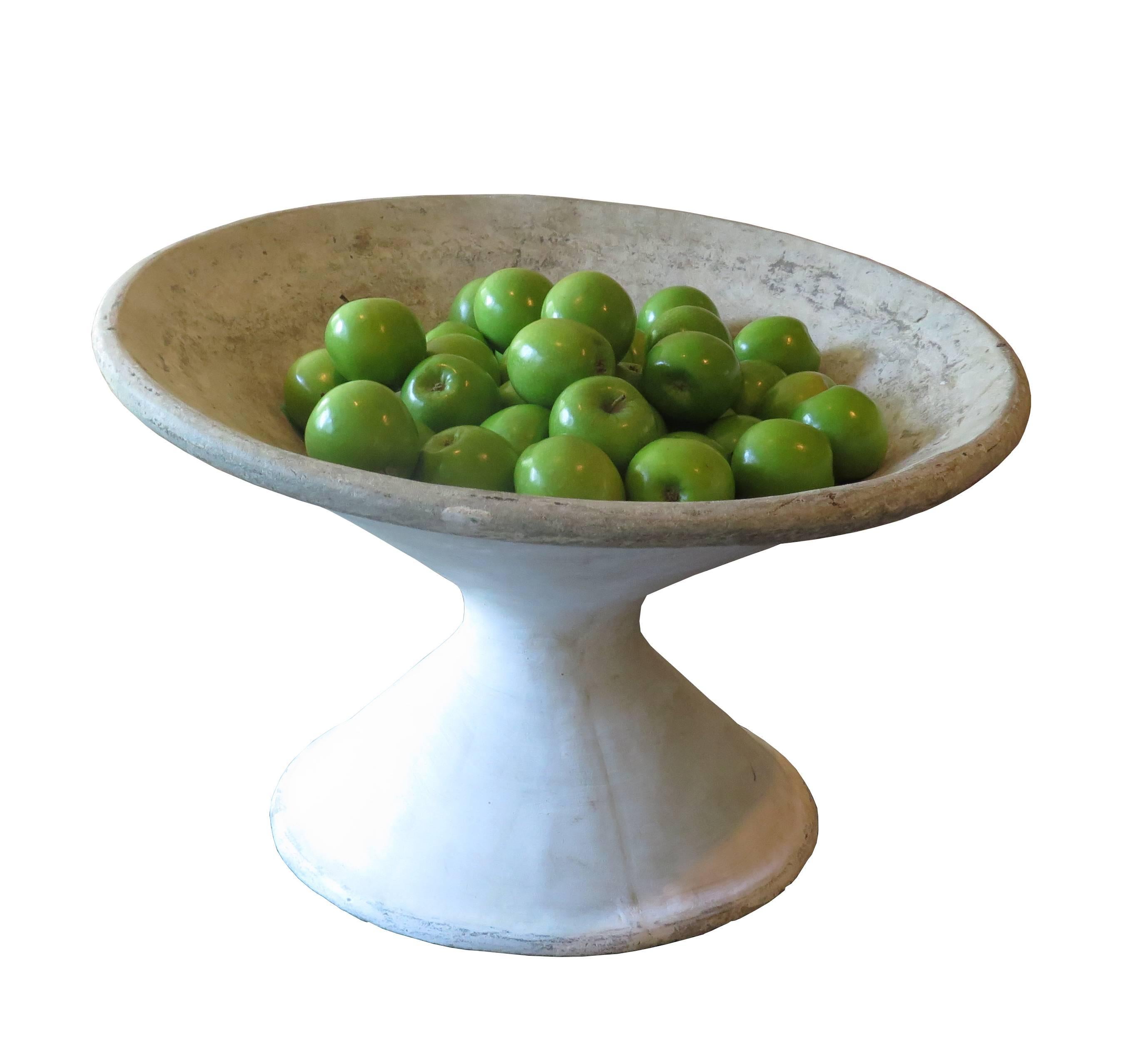 Large Mid-Century Concrete Bowl