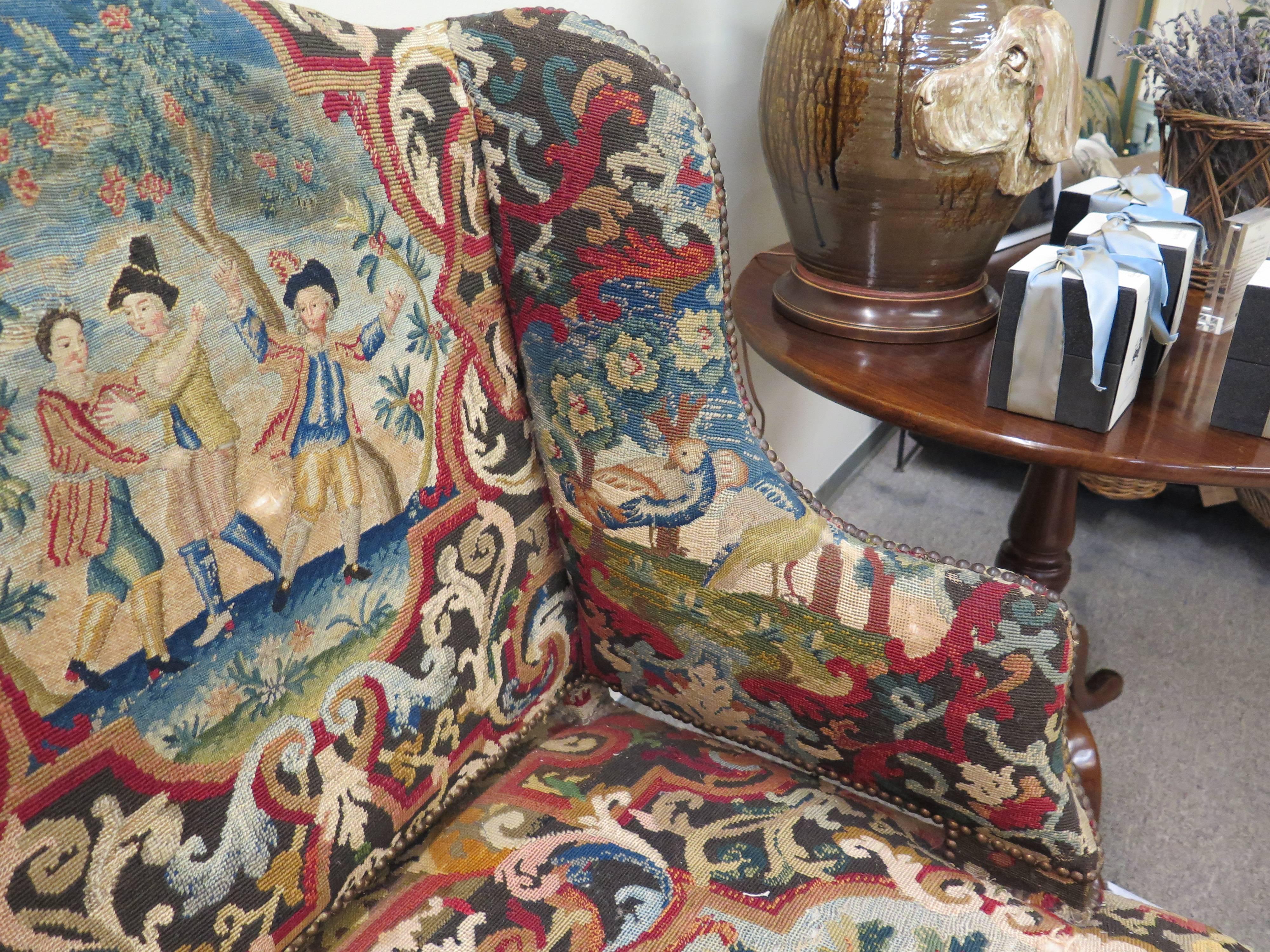 18th Century French Tapestry Sofa For Sale at 1stDibs tapestry sofas
