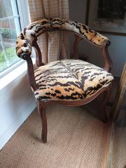 19th Century Walnut French Boudoir Armchair