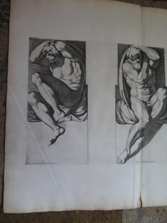 17th Century Pair of Engravings by Carlo Cesio