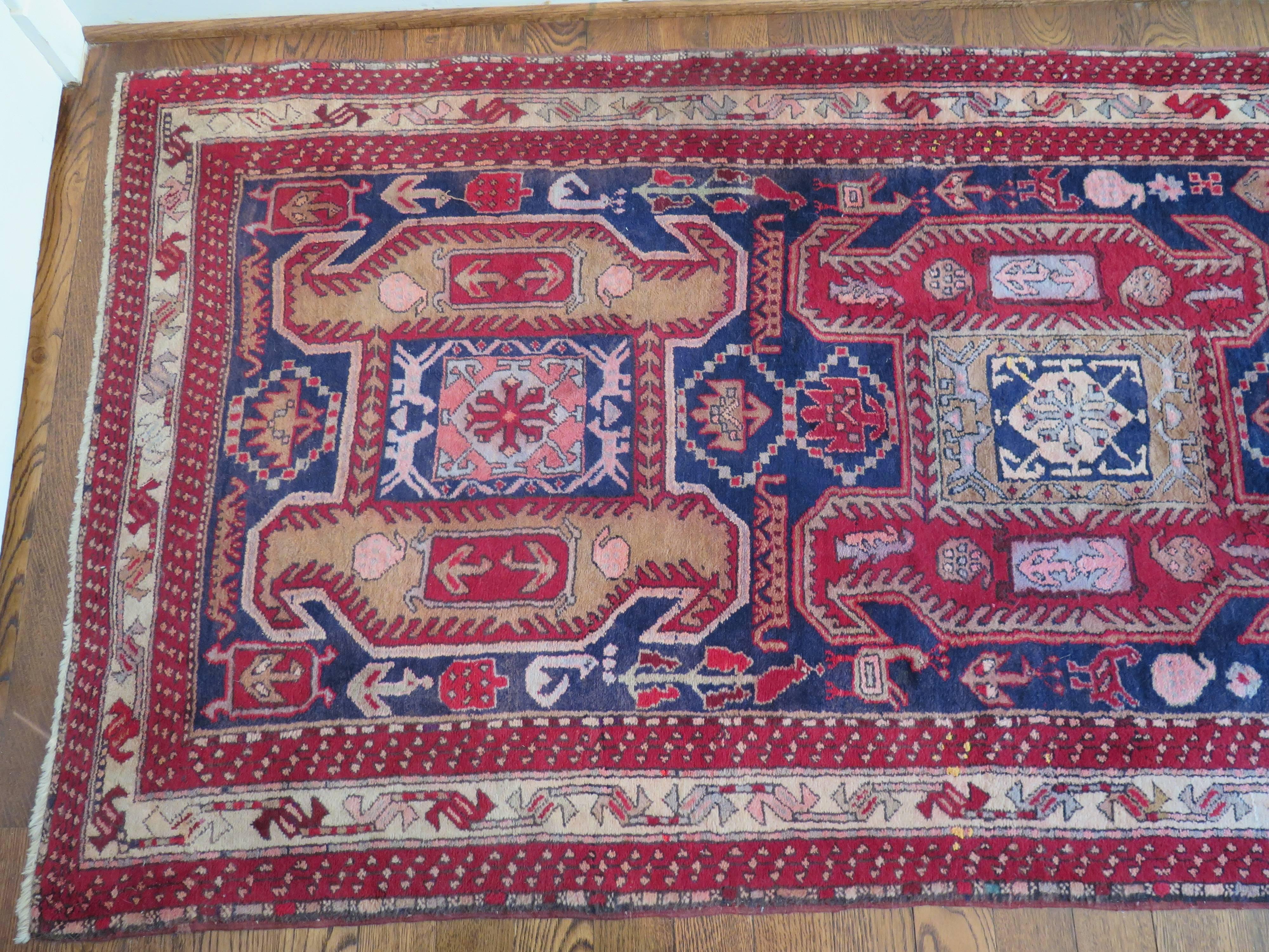 Vintage Persian Runner In Excellent Condition In Houston, TX