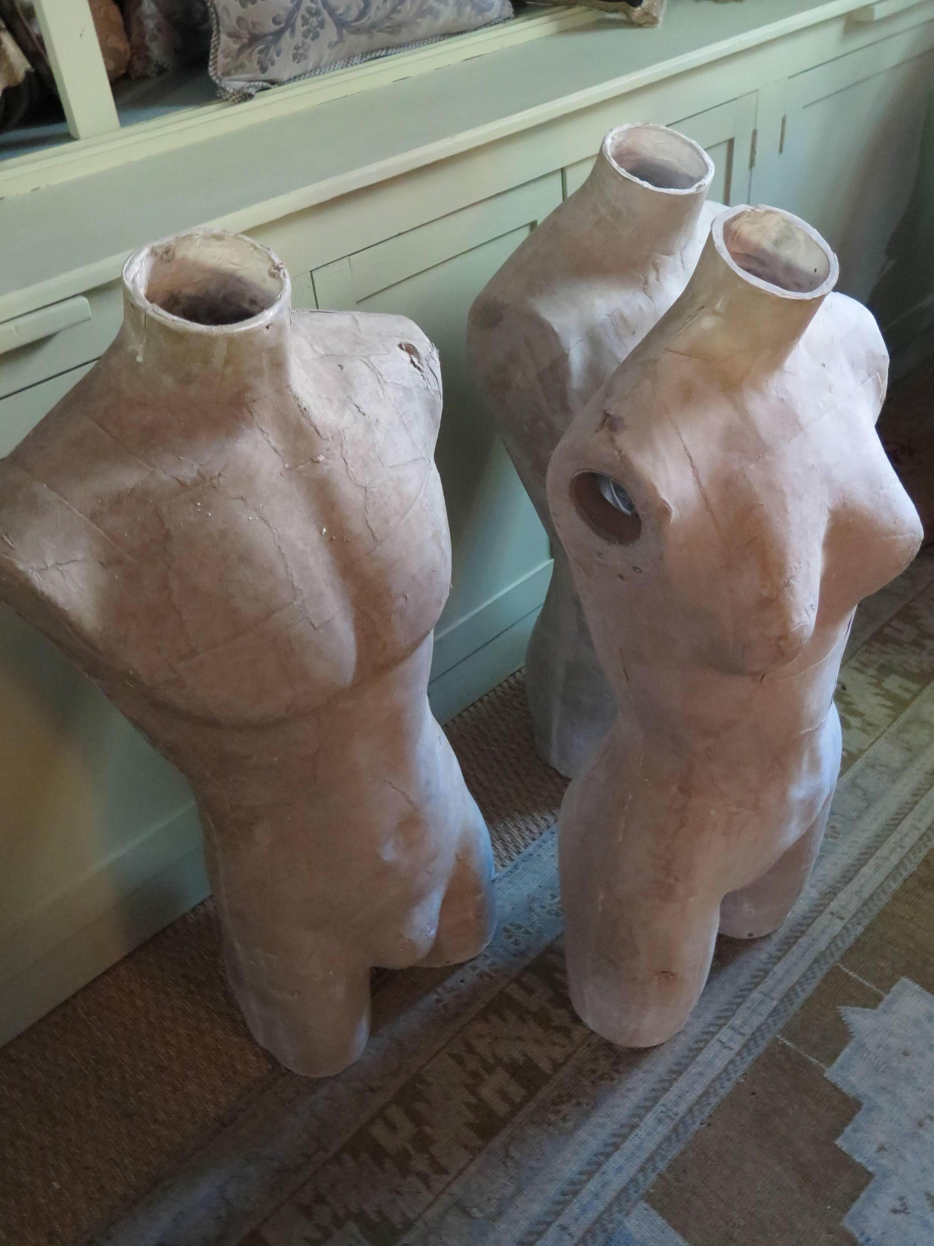 French Studio Mannequins, circa 1900 In Good Condition For Sale In Houston, TX