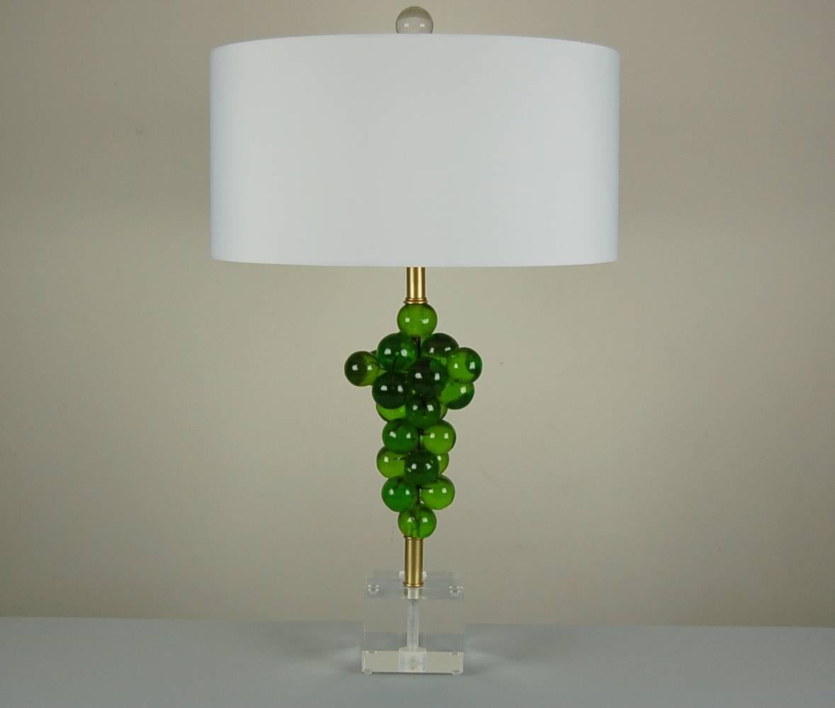 lime green lamps