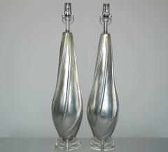 Silver Table Lamps by Swank Lighting