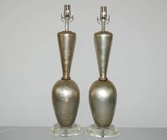 Silver Table Lamps by Swank Lighting
