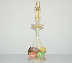 Vintage Murano Table Lamp by Barovier & Toso