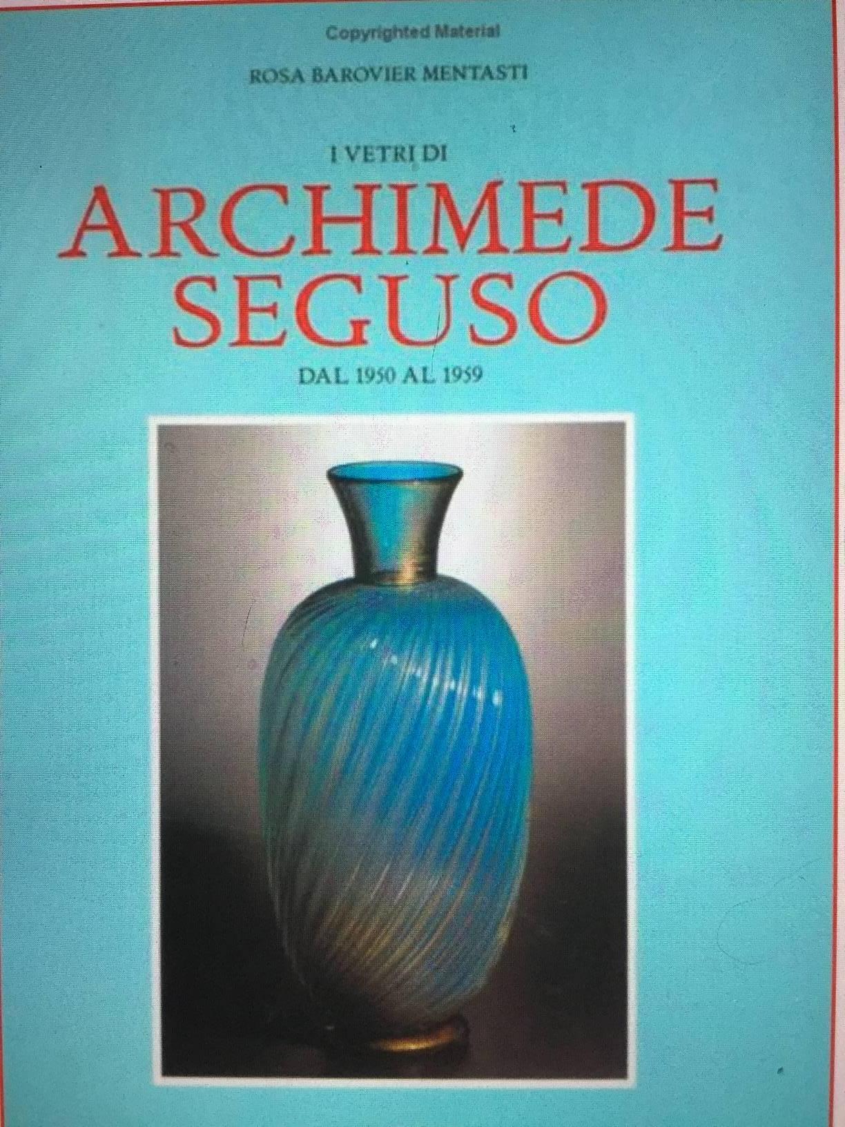 Blue Murano Vintage Table Lamps by Archimede Seguso For Sale 2