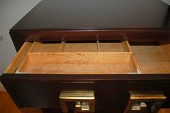 Kittinger Tall Chest in Chocolate Brown