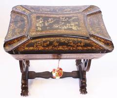 Chinese Export Chinoiserie Work Table