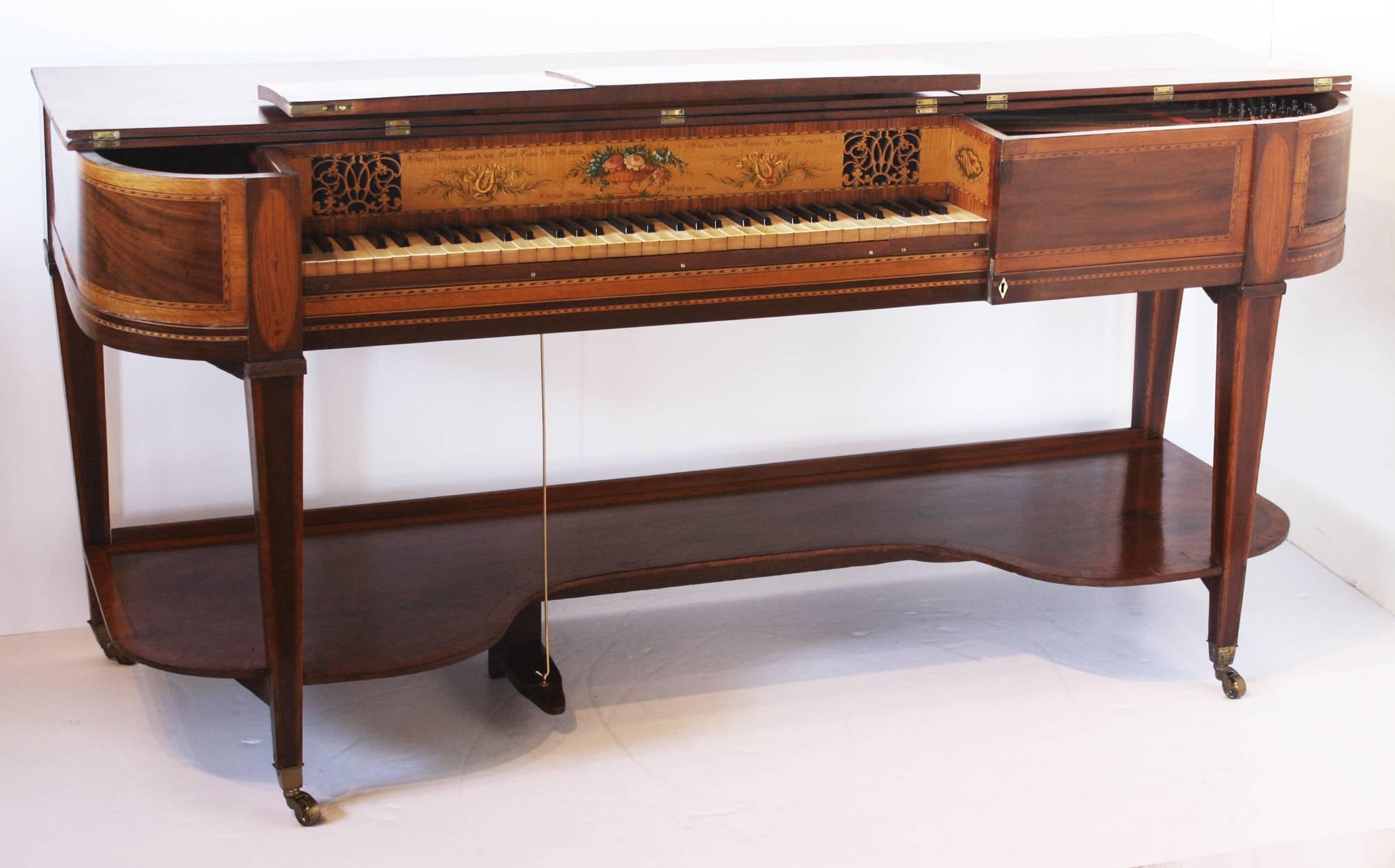 English Piano Forte by George Dettmer and Son, Rathbone Place, London