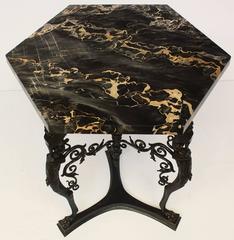 Pompeian-Style Bronze and Marble Athenian