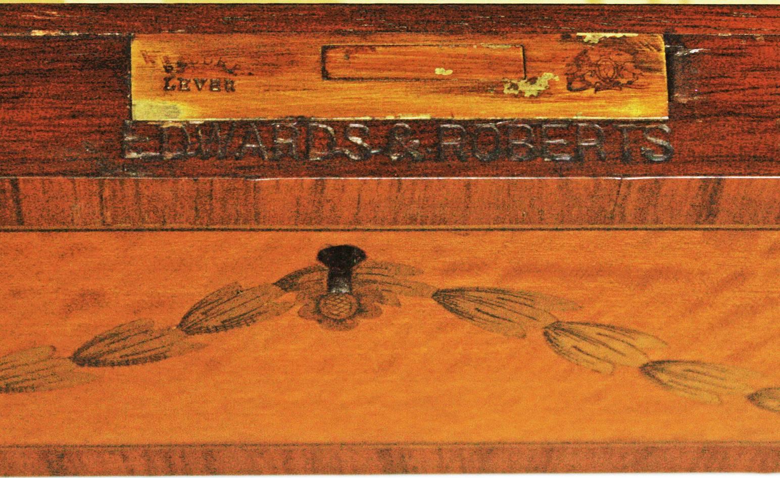 19th Century Sheraton Style Satinwood Writing Table