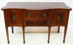 George III Mahogany Inlaid Sideboard