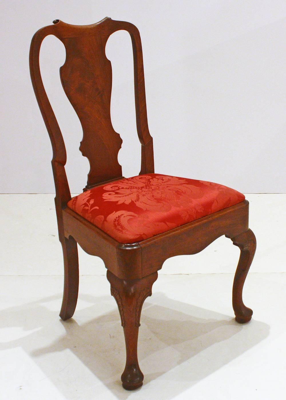 English George II Side Chairs/Group of Five