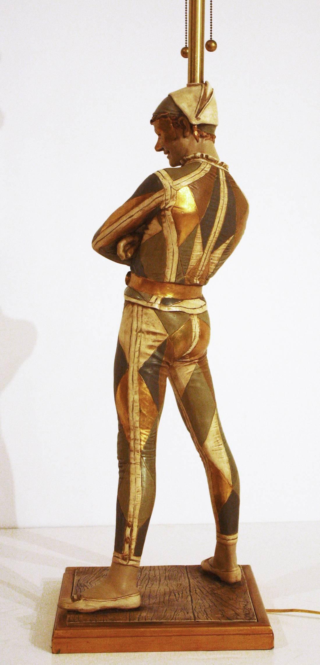 American Vintage Midcentury Harlequin Lamp by Marbro