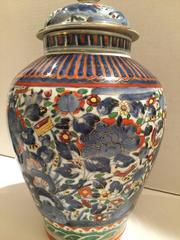 18th Century Japanese Arita Clobbered Vase
