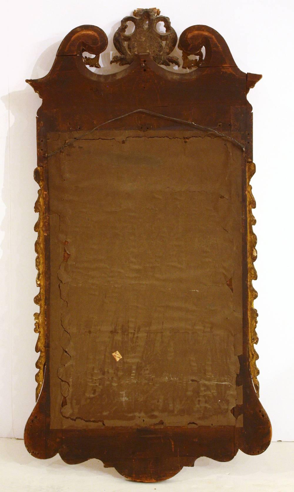 Veneer Mid-18th Century George II Pier Glass