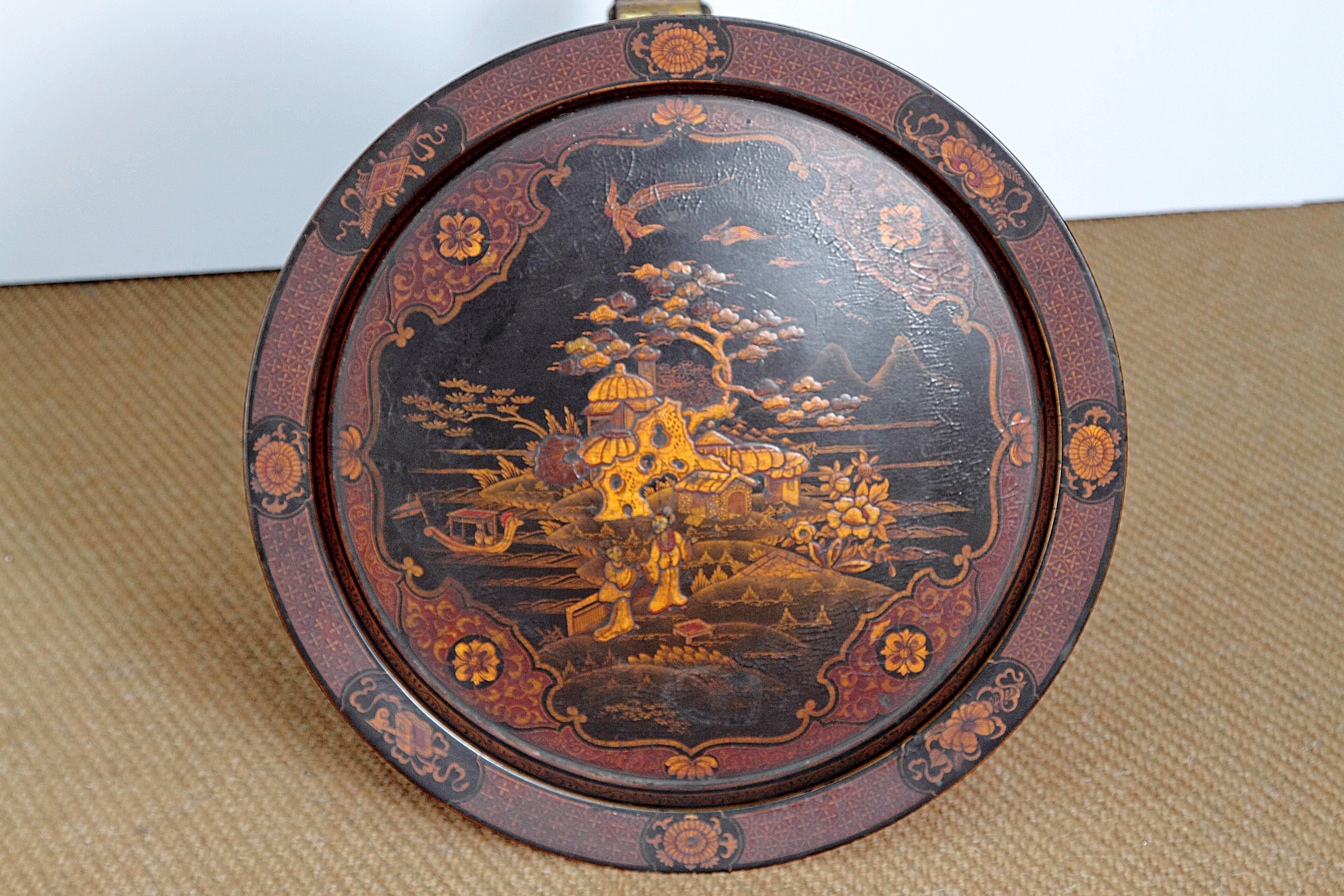 19th Century Papier Mache Occasional Table 1