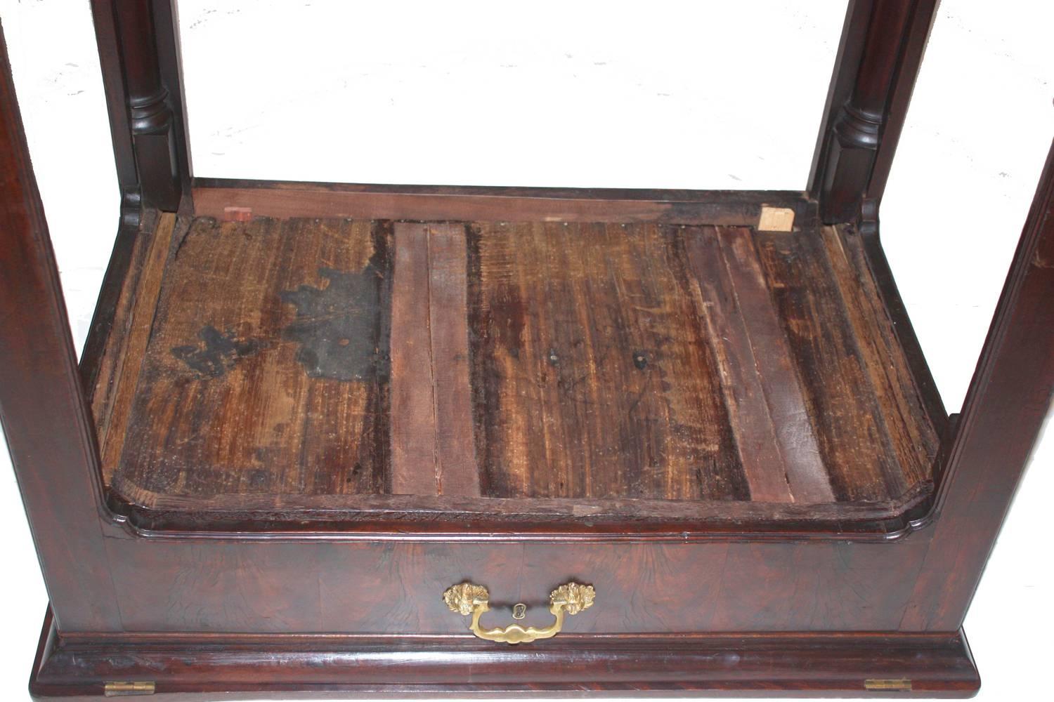 English 18th Century George III Architect's Desk / Adjustable Drawing Table