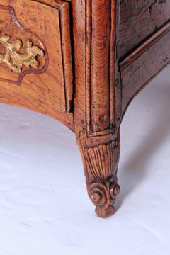 Period Louis XV Burled Elm Commode