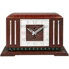 Bakelite Art Deco Mantel Clock by JAZ