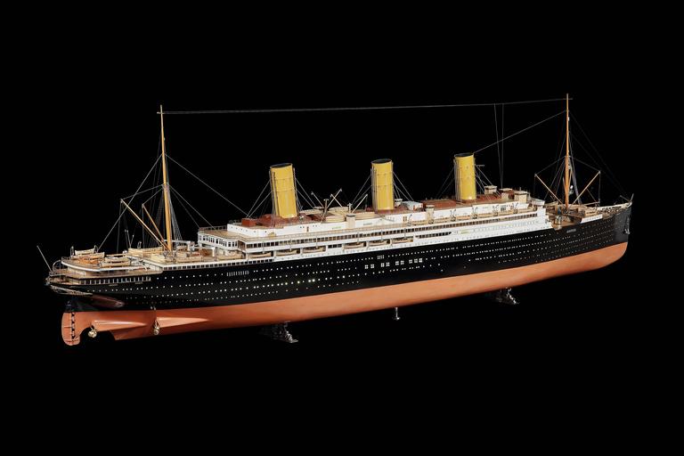 Unique Builder's Model of Ocean Liner S/S 'Imperator' 'Berengaria' For