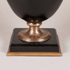 Pair of Decorative Urn Lamps with Lion Masked Handles