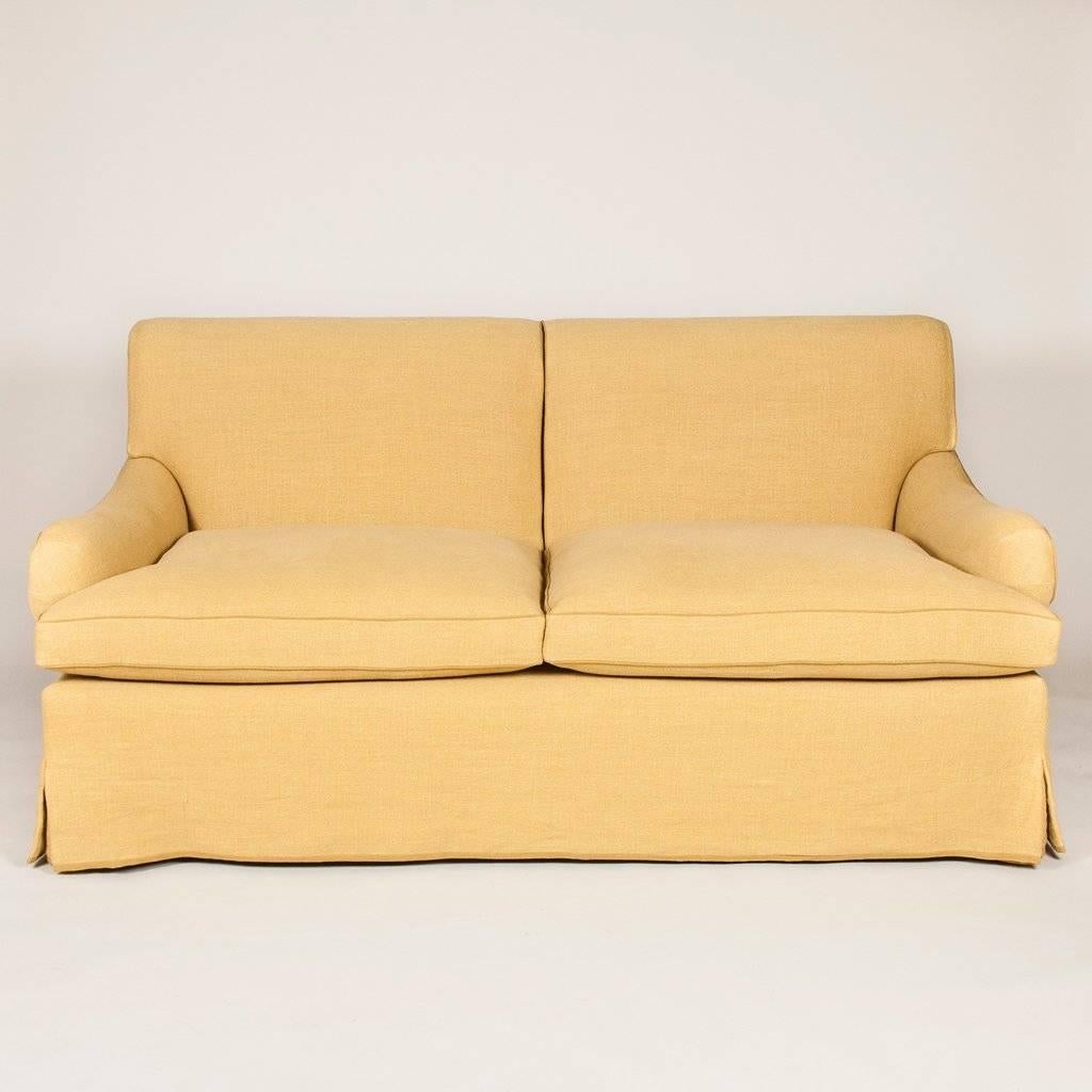 The Kingsway sofa. Made to order. £16,000 plus vat, plus fabric. A loose cover version can be quoted for on request.