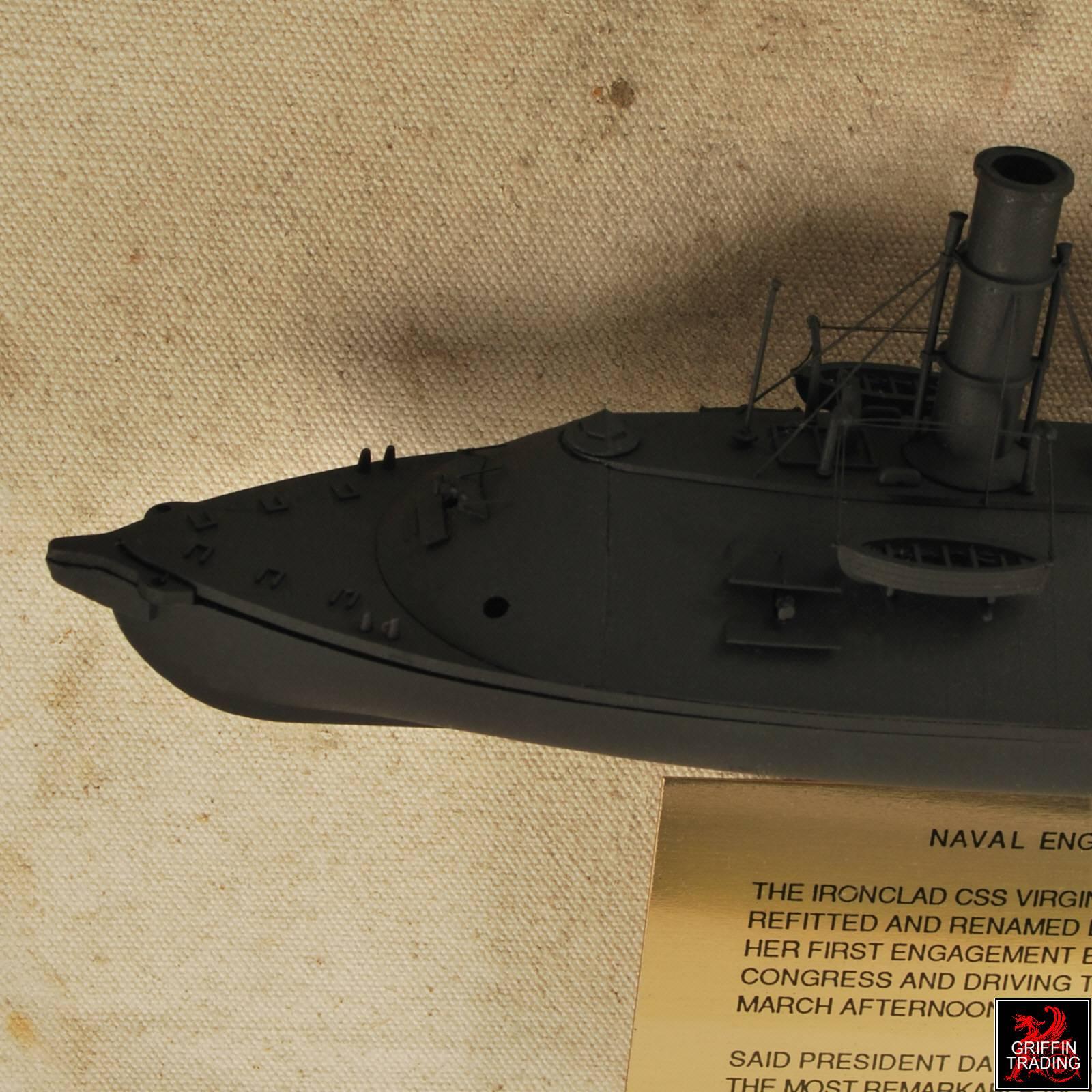 Scale Model of the Ironclad Css Virginia (Confederate States Navy) For Sale 2