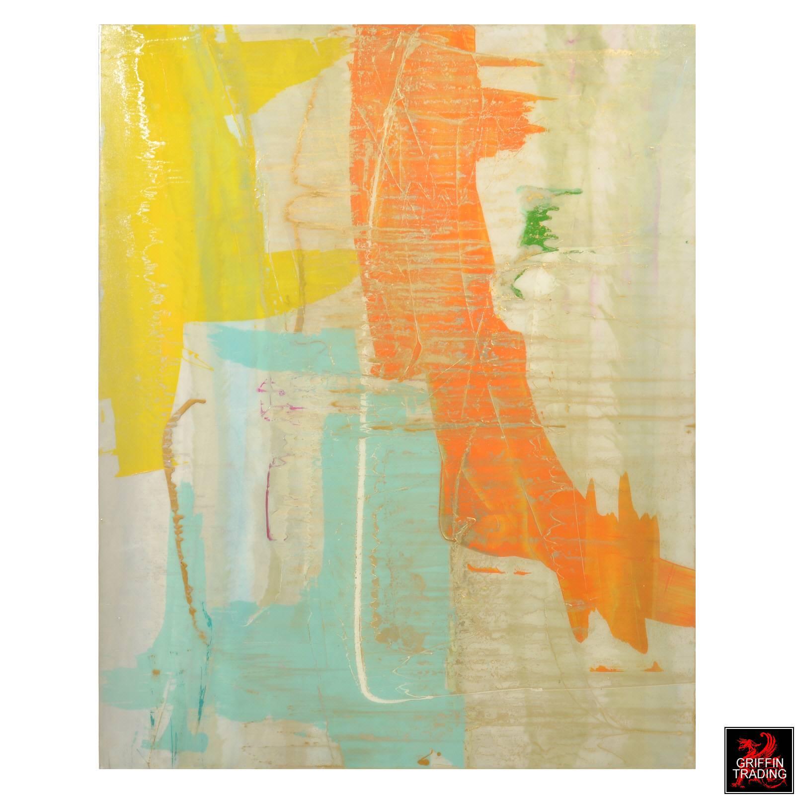 Modern Signed Original Abstract Painting 7400 For Sale